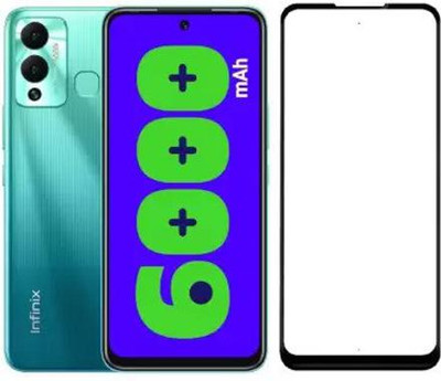 VISHRN Edge To Edge Tempered Glass for INFINIX HOT 12 PLAY , Infinix Hot 12 Play(Pack of 1)