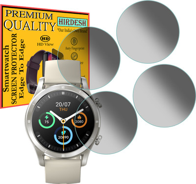 hirdesh Screen Guard for Realme TechLife Watch R100(Pack of 4)