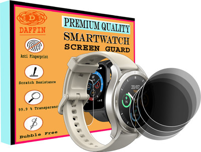 daffin Screen Guard for Realme TechLife Watch R100(Pack of 4)