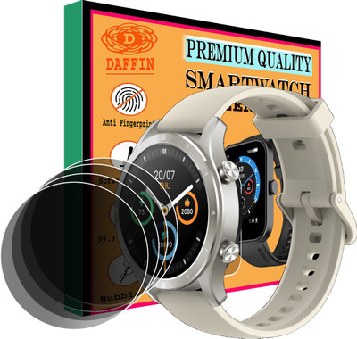 daffin Screen Guard for Realme TechLife Watch R100(Pack of 4)