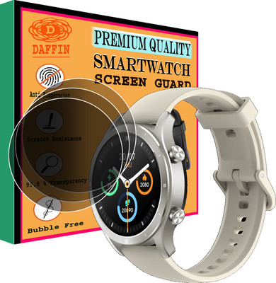daffin Screen Guard for Realme TechLife Watch R100(Pack of 3)