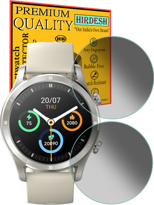 hirdesh Screen Guard for Realme TechLife Watch R100(Pack of 2)