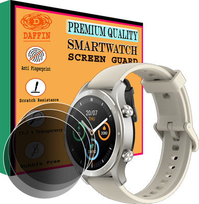 daffin Screen Guard for Realme TechLife Watch R100(Pack of 3)