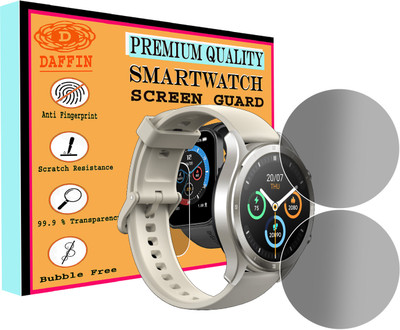 daffin Screen Guard for Realme TechLife Watch R100(Pack of 2)