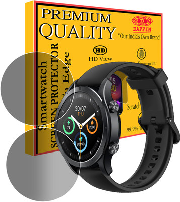 daffin Screen Guard for Realme TechLife Watch R100(Pack of 2)