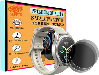 daffin Screen Guard for Realme TechLife Watch R100(Pack of 3)