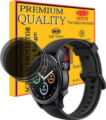 daffin Screen Guard for Realme TechLife Watch R100(Pack of 3)