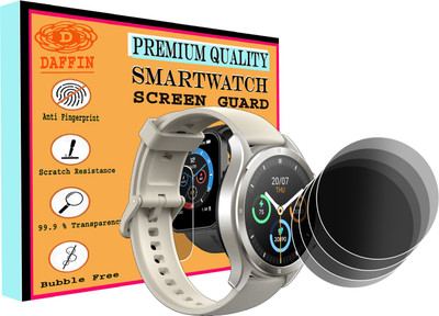 daffin Screen Guard for Realme TechLife Watch R100(Pack of 4)