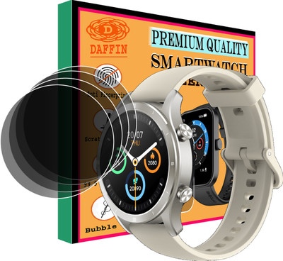 daffin Screen Guard for Realme TechLife Watch R100(Pack of 4)