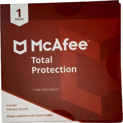 McAfee Total Security 1 User 1 Year(CD/DVD)