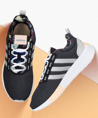 adidas gazelle silver green womens Shop White Womens Racer Tr21 Running Shoes – Shoebacca main image 0