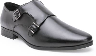 Red tape monk new arrivals shoes in black