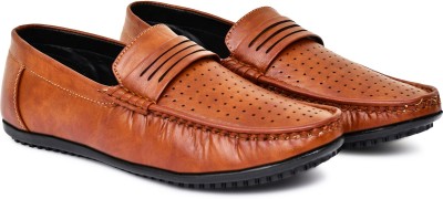 SHUAN Casual loafers Loafers For Men(Tan)