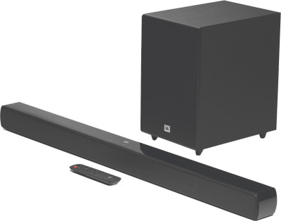 JBL Cinema SB270,Dolby Digital,Wireless Subwoofer with Remote,HDMI ARC 220 W Bluetooth Soundbar(Black, Stereo Channel)