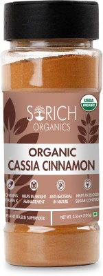 Sorich Organics Cassia Cinnamon Powder Dalchini Powder for Weight Loss, Cholesterol Control(100 g)