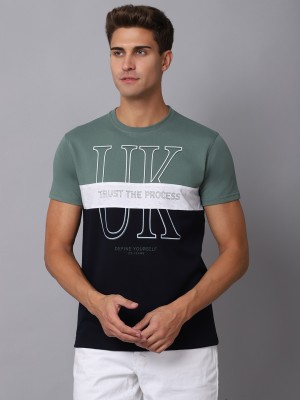 CANTABIL Colorblock Men Round Neck Multicolor T-Shirt