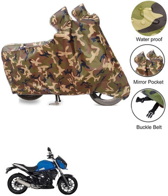 Znee Smart Waterproof Two Wheeler Cover for Mahindra(Mojo UT 300, Multicolor)