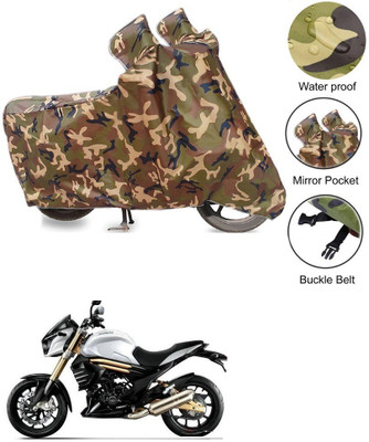 Znee Smart Waterproof Two Wheeler Cover for Mahindra(Mojo, Multicolor)