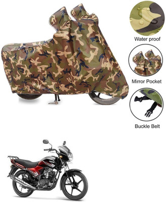 Znee Smart Waterproof Two Wheeler Cover for Yamaha(YBR 110, Multicolor)