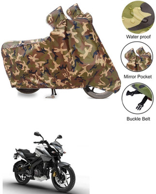 Znee Smart Waterproof Two Wheeler Cover for Bajaj(Pulsar 200 NS DTS-i, Multicolor)