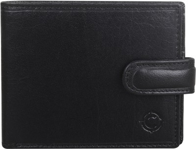 Cotnis Men Trendy, Formal, Travel Black Genuine Leather Wallet(5 Card Slots)