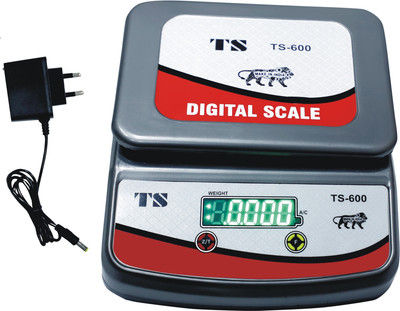 REXBURG 30kg Double Display High Quality Weight Machine For Kitchen 4V Re-Chargeable Weighing Scale(Gray)