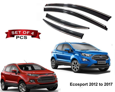 Auto E-Shopping For Front, Rear Wind Deflector(Tinted Ford Ecosport)