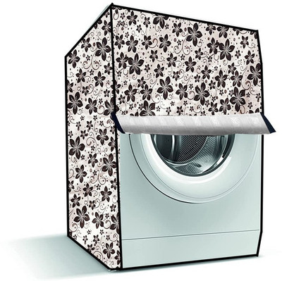 Delideal Front Loading Washing Machine  Cover(Width: 66 cm, Black, Gray)
