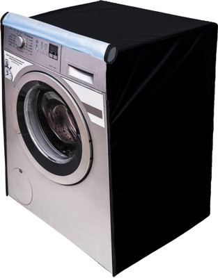 Star Weaves Front Loading Washing Machine  Cover(Width: 59 cm, Black)