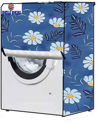 Delideal Front Loading Washing Machine  Cover(Width: 61 cm, Gray, White)