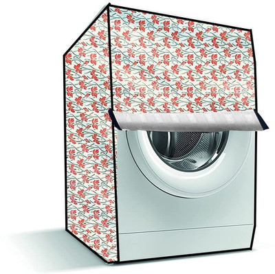 Delideal Front Loading Washing Machine  Cover(Width: 69 cm, Orange, Green)