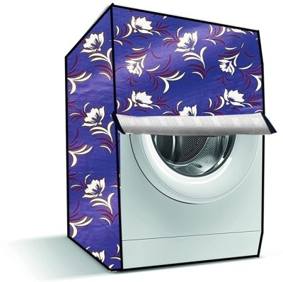 Delideal Front Loading Washing Machine  Cover(Width: 82 cm, Purple, White)