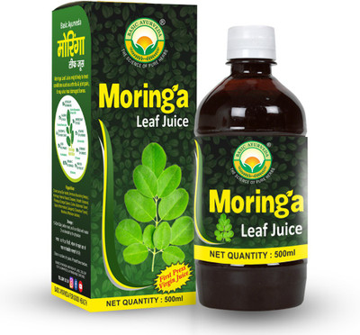 Basic Ayurveda Moringa Leaf Juice(Pack of 2, 1000 ml)
