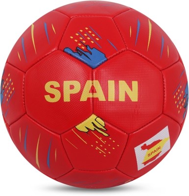 VECTOR X Spain Machine Stitched Embose PVC Football - Size: 5(Pack of 1)