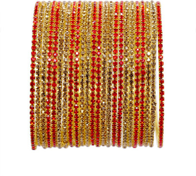 NMII Metal Zircon Bangle Set(Pack of 24)
