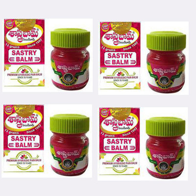 Sastry PAIN BALM PACK OF 4 Balm(4 x 11 ml)