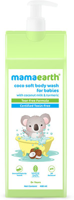 Mamaearth Coco Soft Body Wash For Babies With Coconut Milk & Turmeric(400 ml)