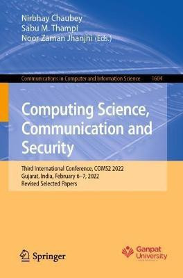 Computing Science, Communication and Security(English, Paperback, unknown)
