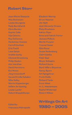 Writings On Art 1980-2005(English, Hardcover, Storr Robert)