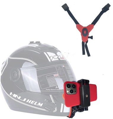 Hiffin Helmet Grip Camera Mount(Red)