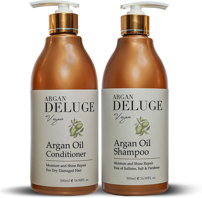 DELUGE Argan Oil Shampoo and Conditioner(2 Items in the set)