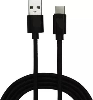 POZUB USB Type C Cable 1 m USB Type-C Data Cable for Charging Adapter Mobile Fast Charging Type C Cable(Compatible with All Type-C Mobiles, All Type-C Smartphone, Black, One Cable)