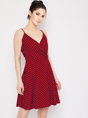 Istyle Can Women A-line Maroon Dress