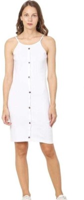 RIHAN CREATION Women Bodycon White Dress