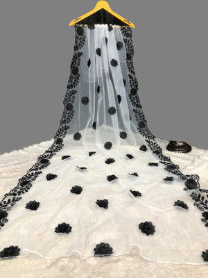 Naklang creation Net Embroidered Women Dupatta