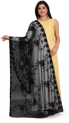 Naklang creation Net Embroidered Women Dupatta