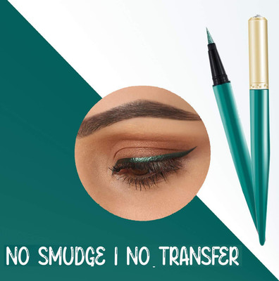 YAWI Long Lasting Stay Smudge Proof Diamond Liquid Eyeliner 1 g(Green)