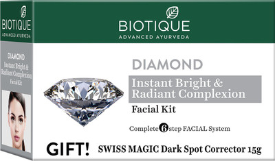 BIOTIQUE NEW Diamond Facial Kit 65G(6 x 10.83 g)