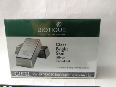 BIOTIQUE Silver Complete 6 Step Facial Kit(65 g)