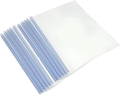 Teeshubh Plastic PP Strip Stick file (Set Of 10, Transparent)(Set Of 10, Multicolor)